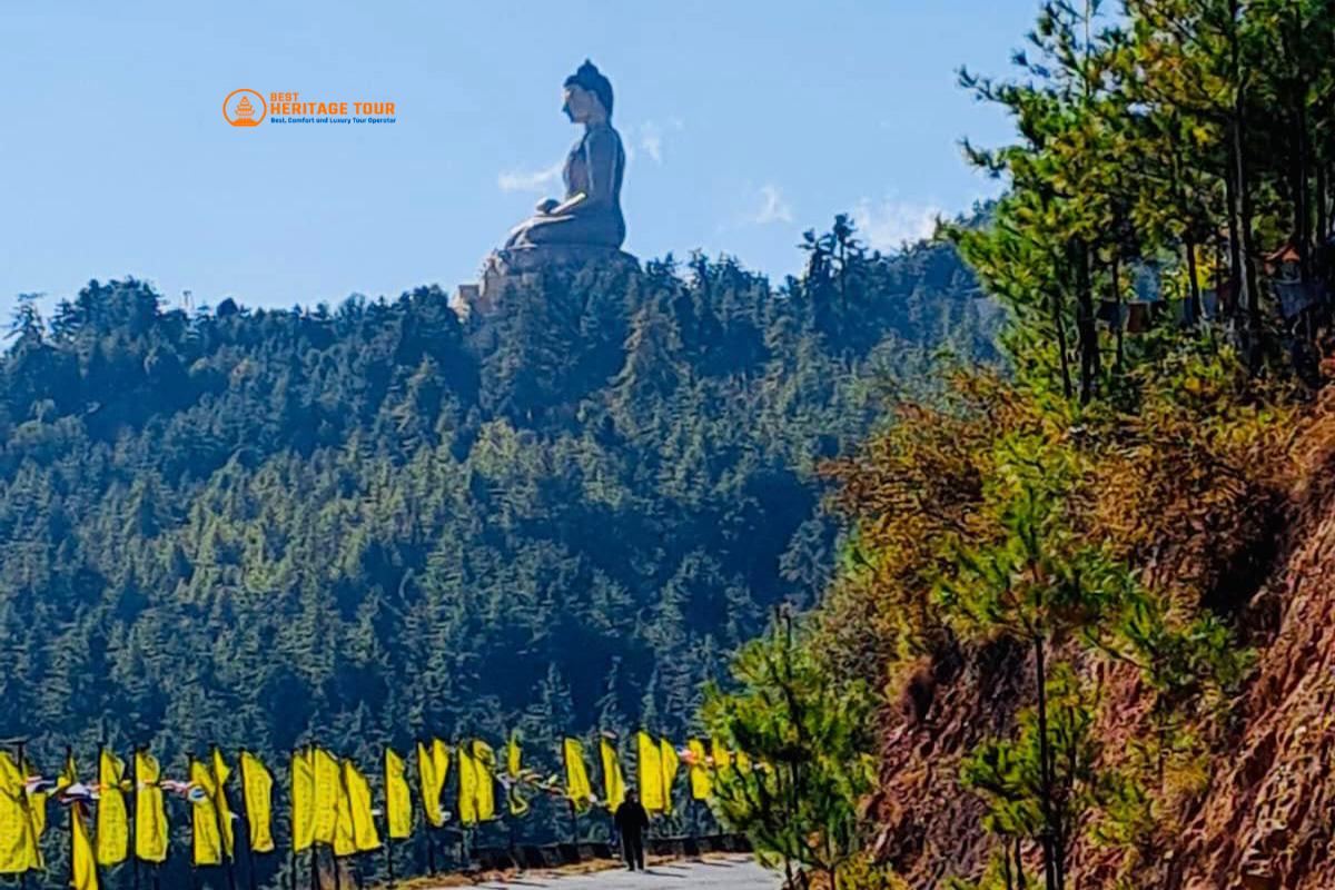 Big Gautam Budhha Statue in Bhutan