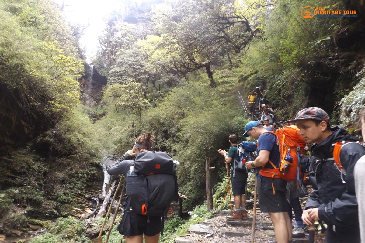 Way to Annapurna Base Camp Trekking