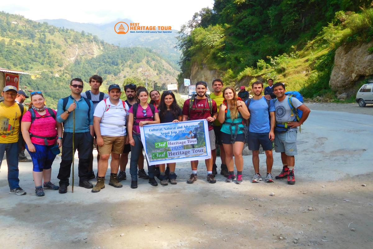 On the Way to Ghorepani Poonhill Trekking