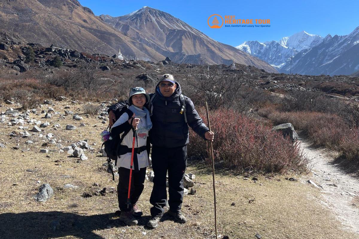 On the Way to Langtang Valley Trekking