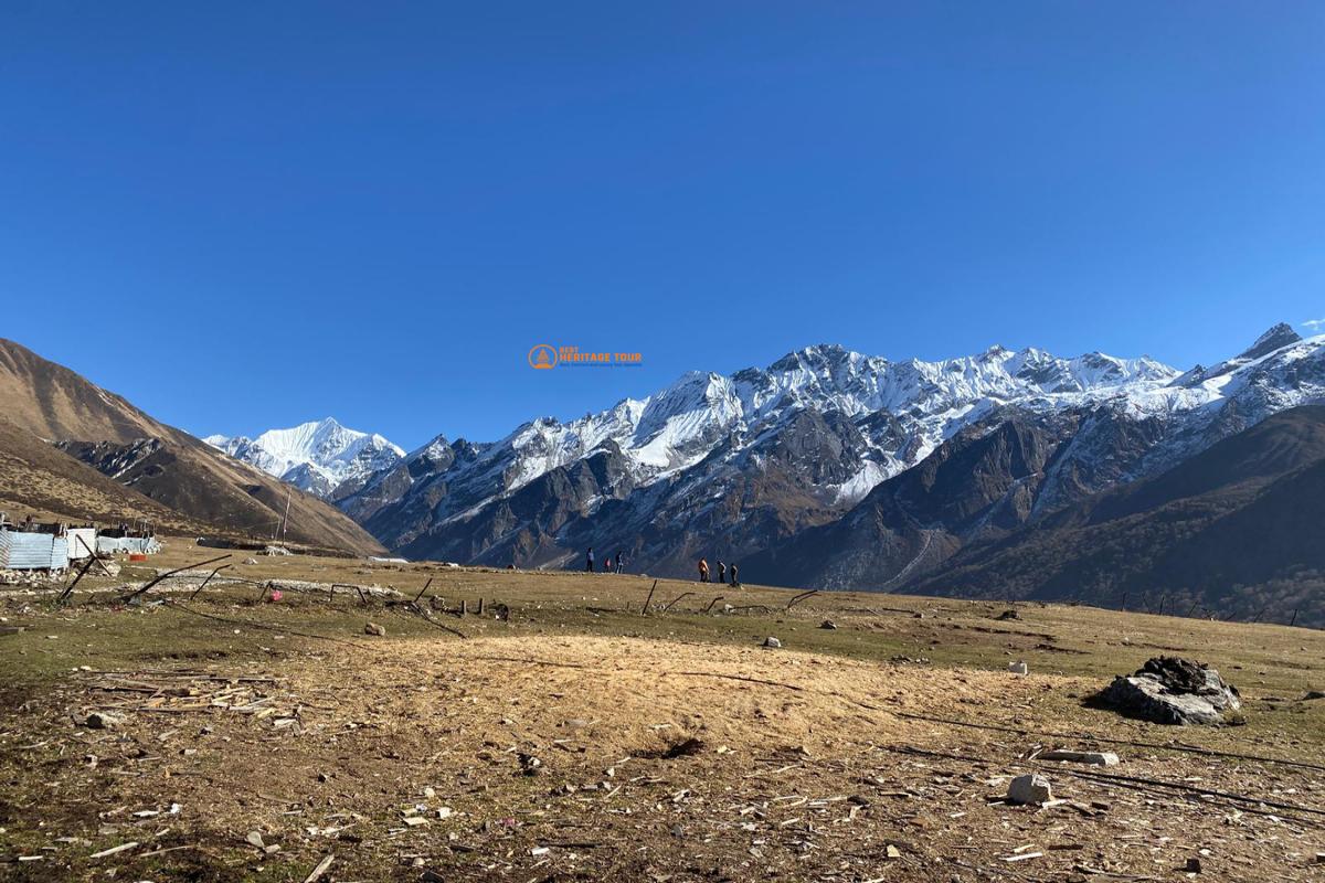 On the way to langtang trek